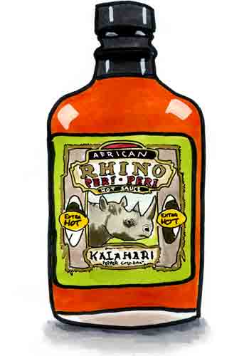 AfricaN Rhino Peri Peri Hot Sauce