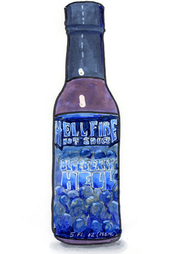 Blueberry Hell Hot Sauce