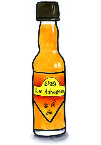 C Food's Pure Habanero Hot Sauce
