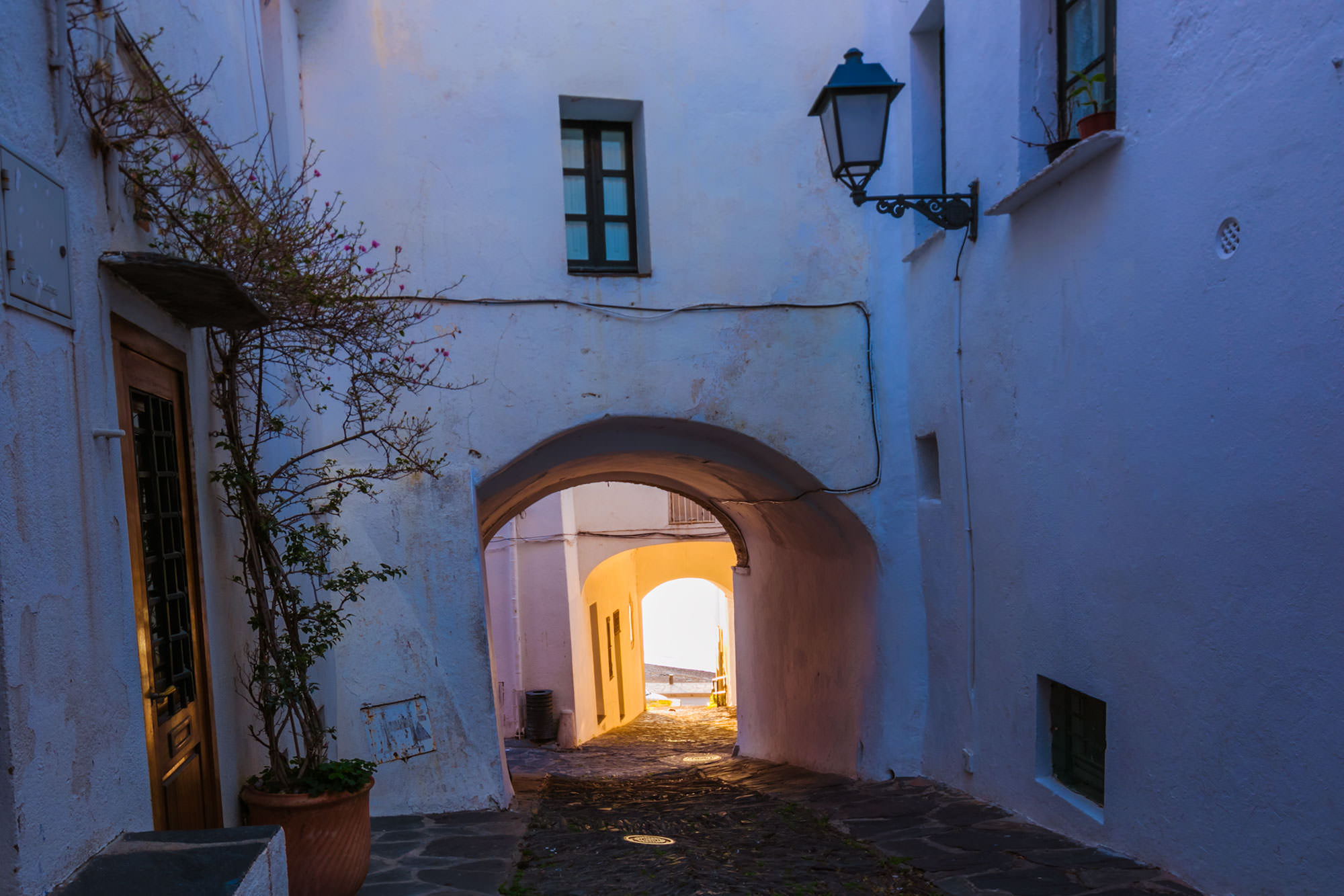 Arch in downtown Cadaques