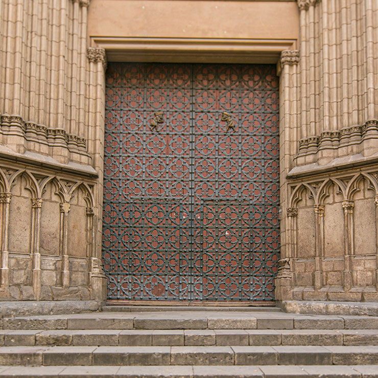 Barcelona Cathedral Door