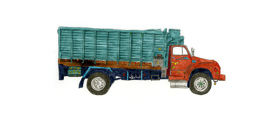 Colorful Moroccan Truck