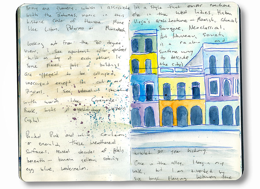Cuban Moleskine Notes