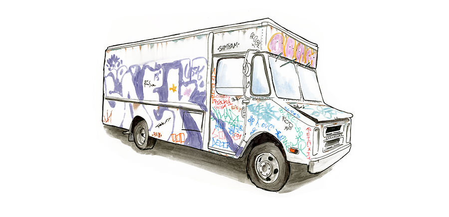 Portland Delivery Truck