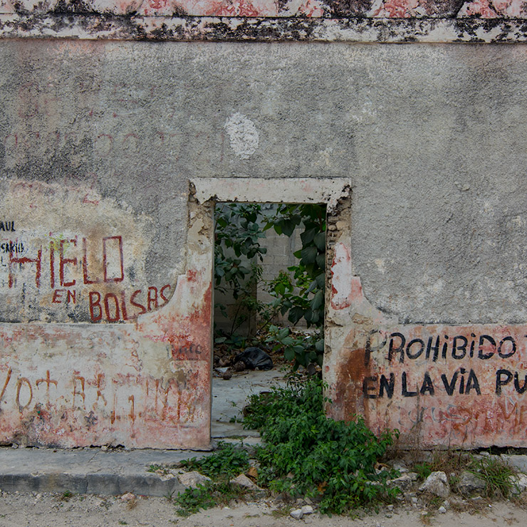 Window in Celestun, Mexico