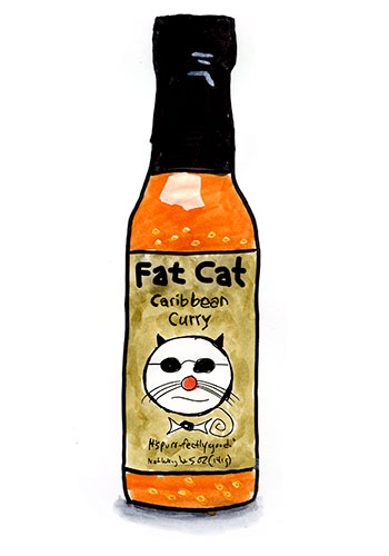 Fat Cat Caribbean Curry Hot Sauce