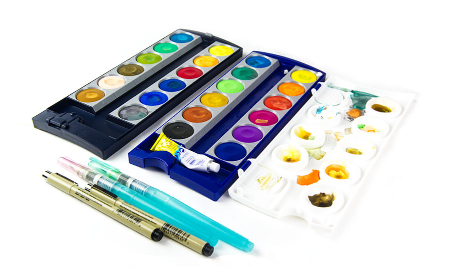Gouache Travel Set