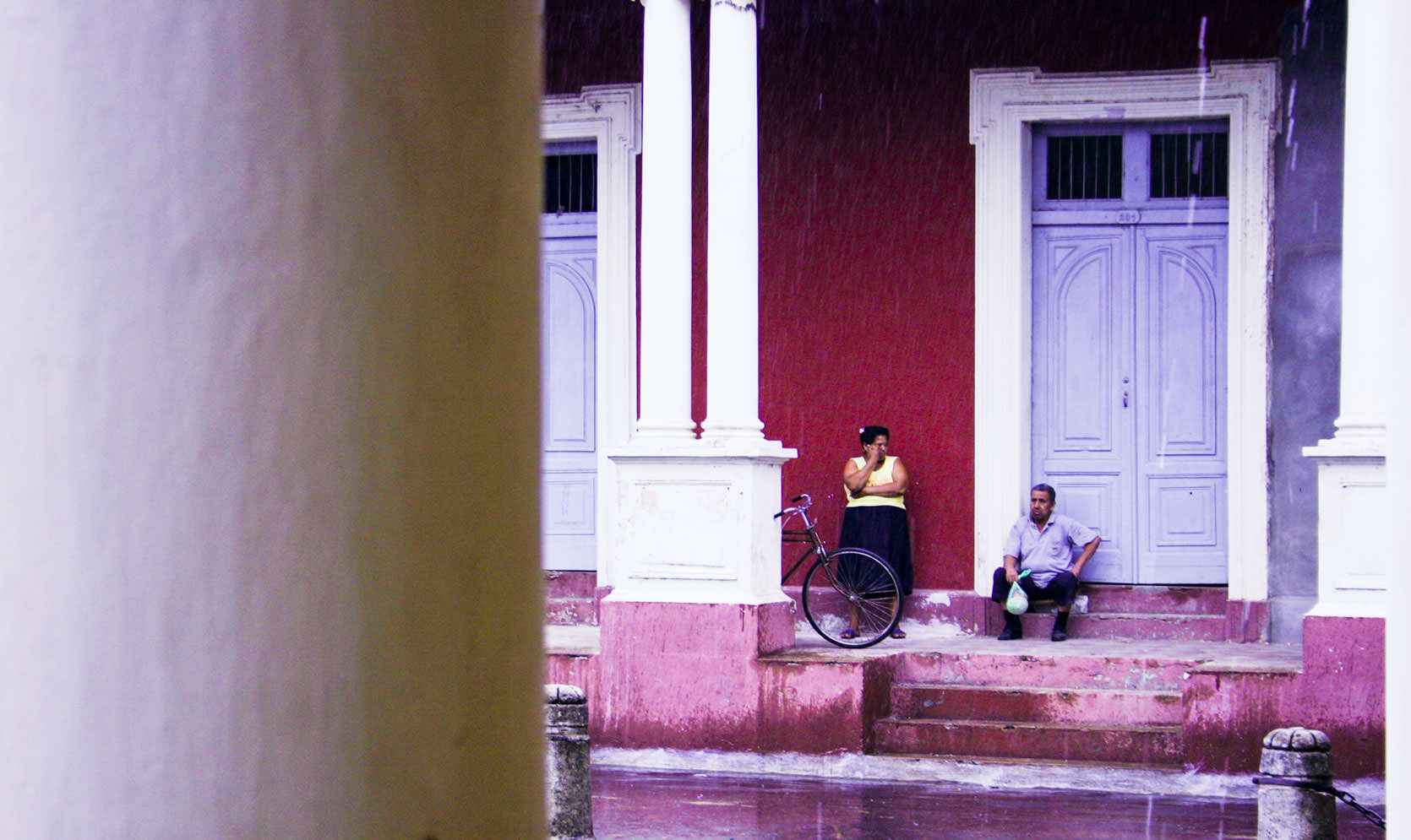 Rainy day in Granada, Nicaragua