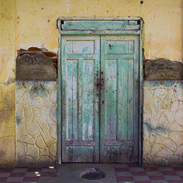 Window in Celestun, Mexico