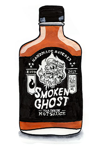 Hoff's Smoken Ghost Hot Sauce