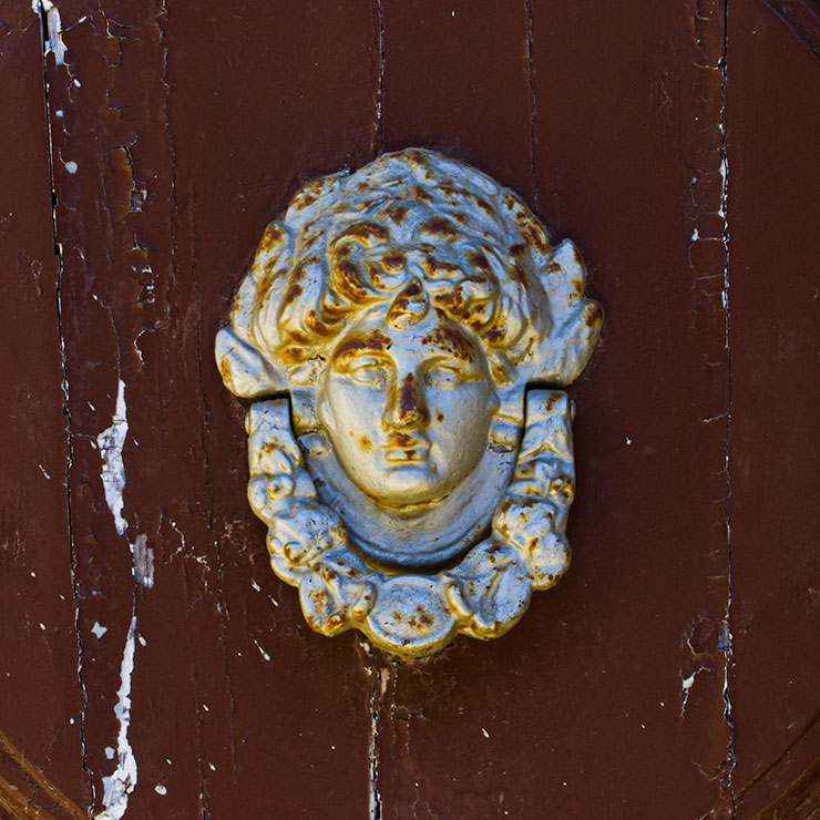 Human Head Door Knocker