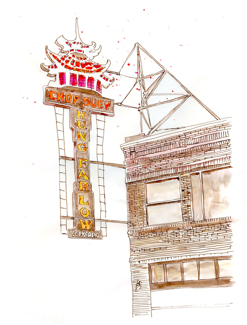 Hung Far Low Sign, Portland