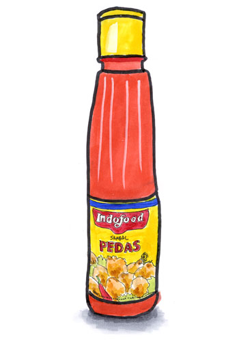 Indofood Sambal Pedas Hot Sauce