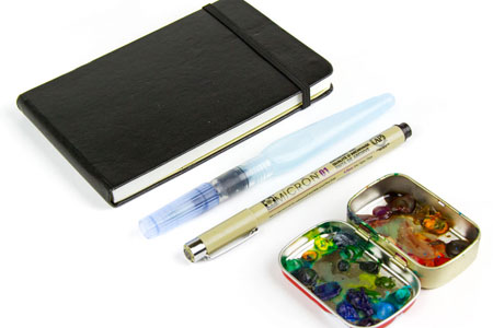 Travel Sketch Supplies
