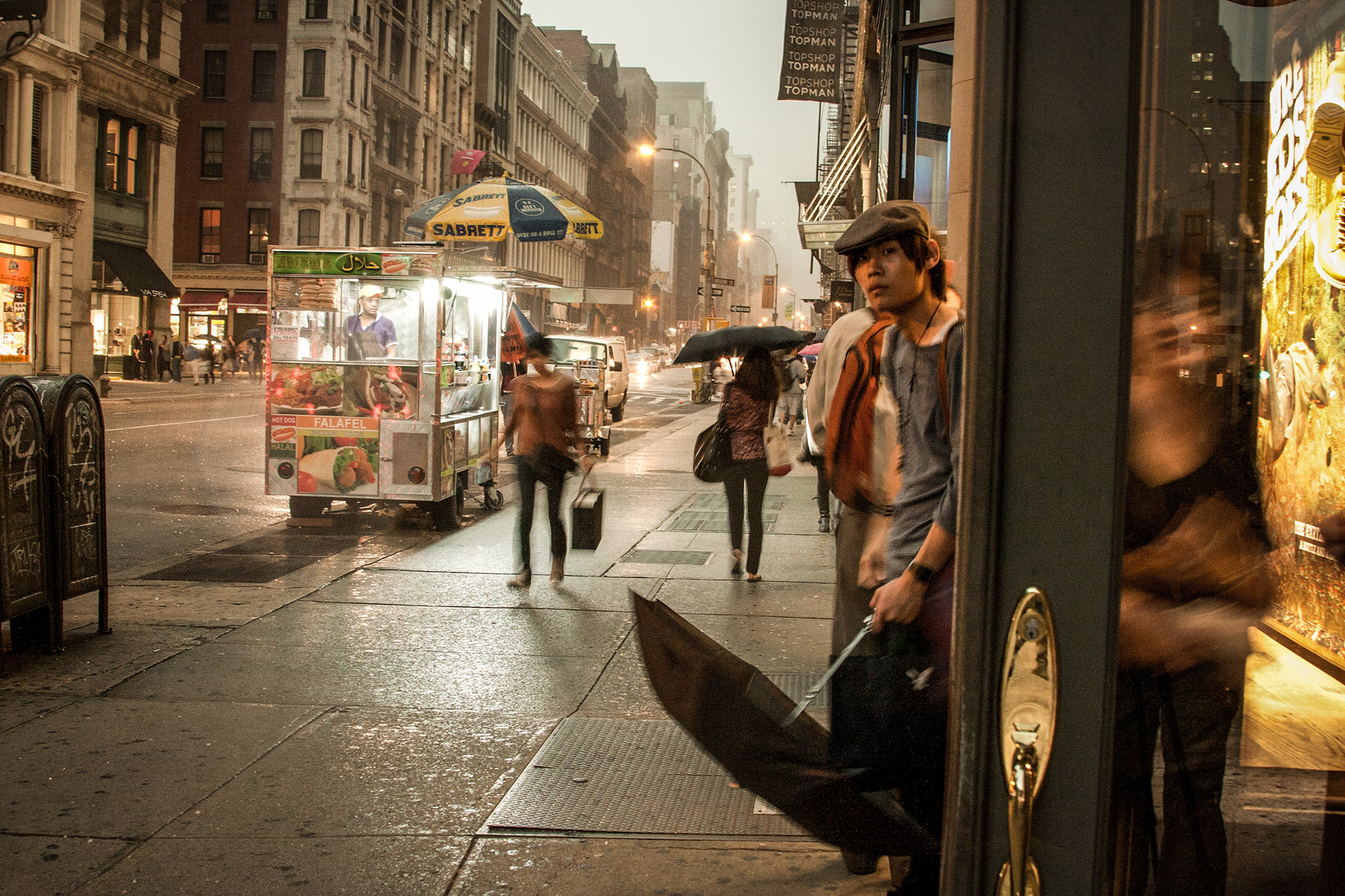 Storm in Lower Manhattan