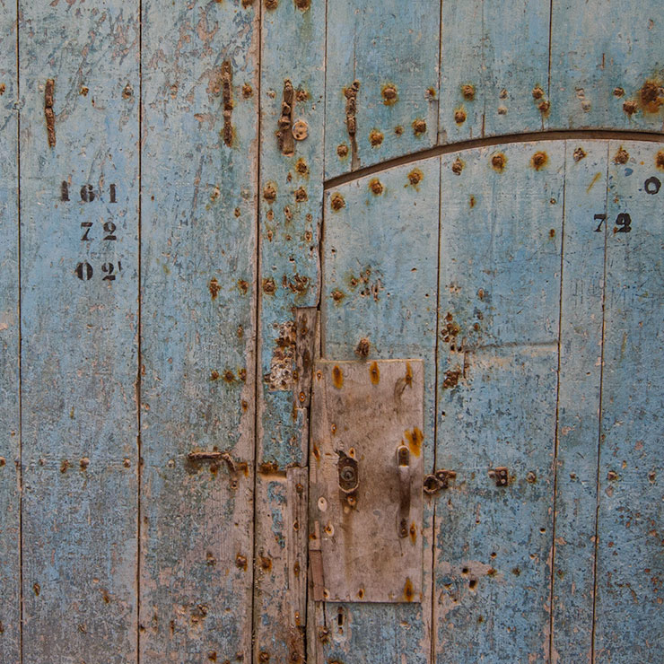 Details of a door in Marrakech