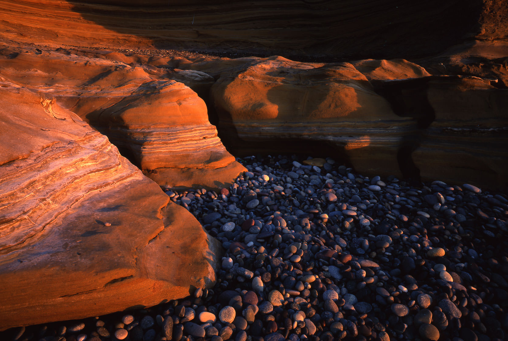 Pacific beach details in Baja, Mexico