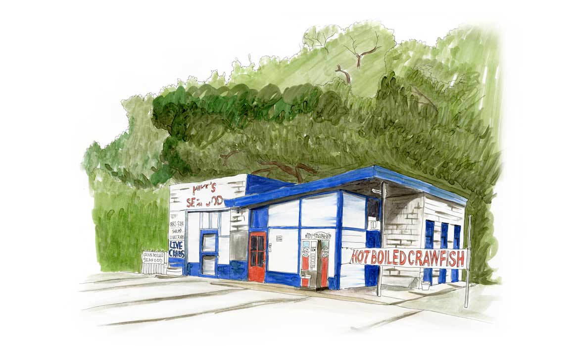 Mikes Seafood in Louisiana