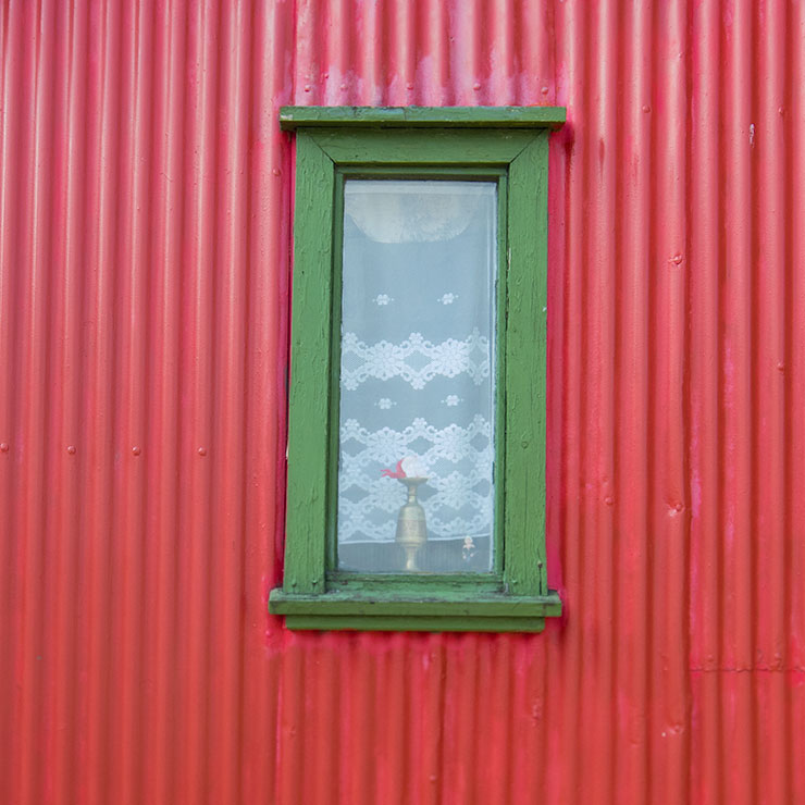 Narrow window, Reykjavík