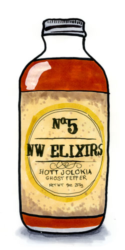 No. 5 Hott Jolokia (Ghost Pepper) Hot Sauce