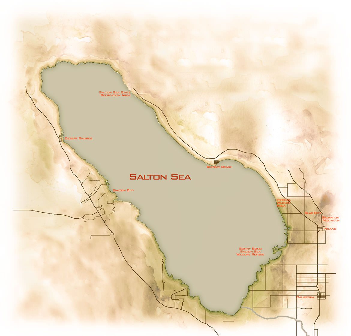 Salton Sea Map