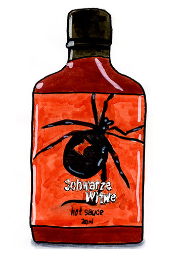 Schwarze Witwe Hot Sauce
