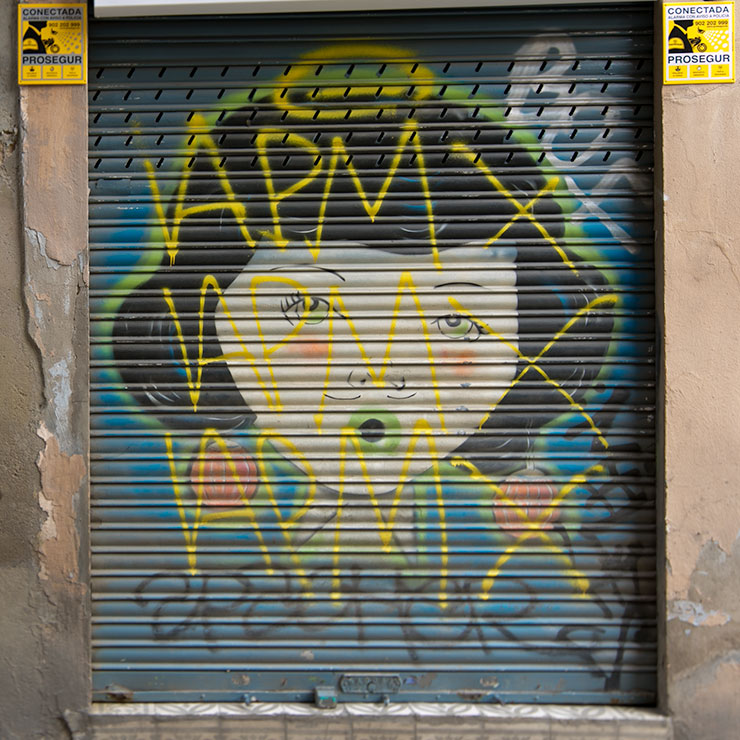 Shop Door in Barcelona