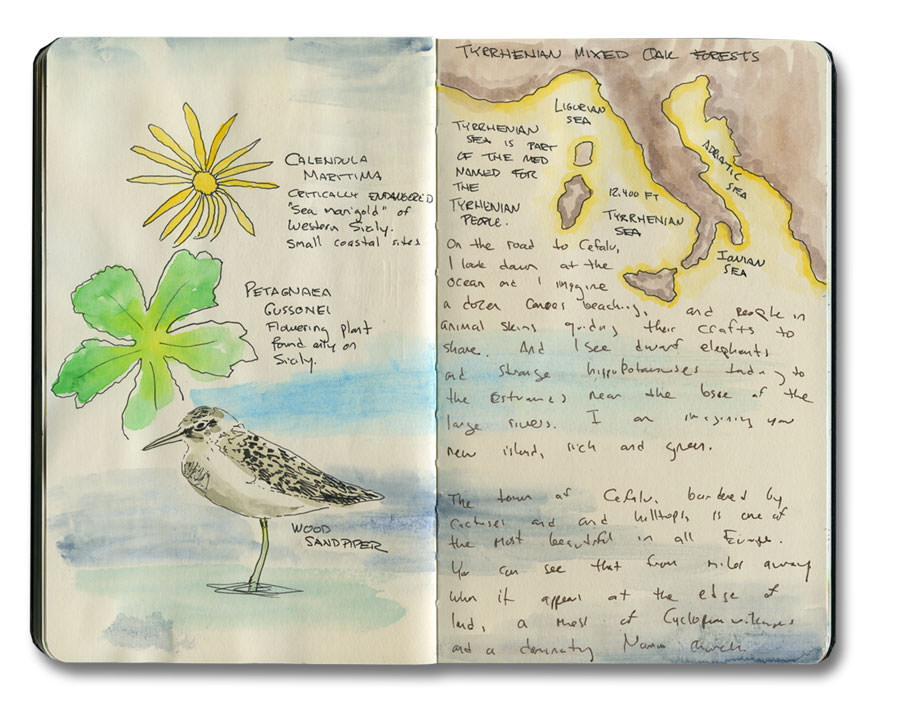 Sicily, Italy sketches