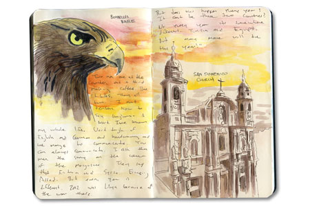 Moleskine Sketch Journal from Sicily, Italy