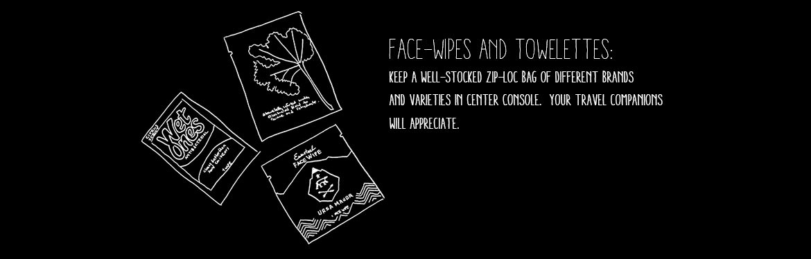Travel Face Wipes