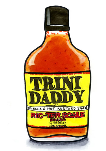 Trini-Daddy Caribbean Hot Mustard Sauce