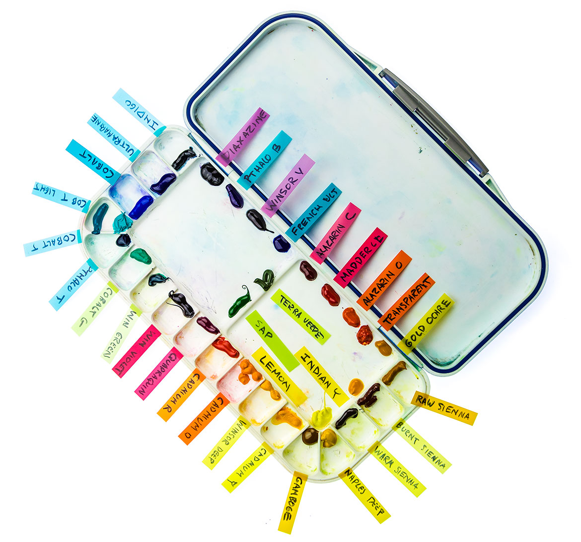 Watercolor Palette for Travel