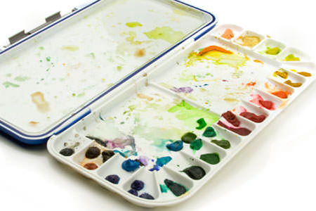Waterproof watercolor palette holder