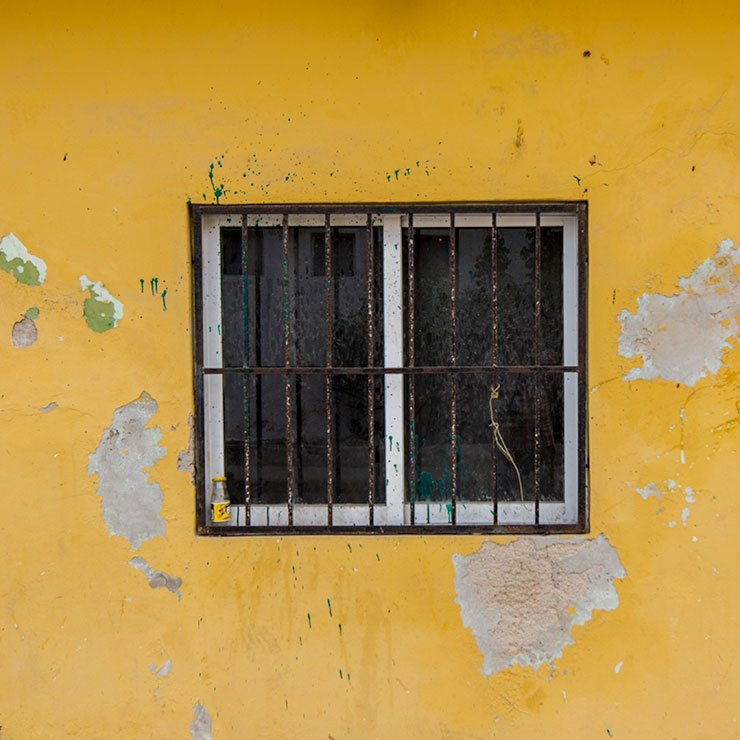 Window in Celestun, Mexico
