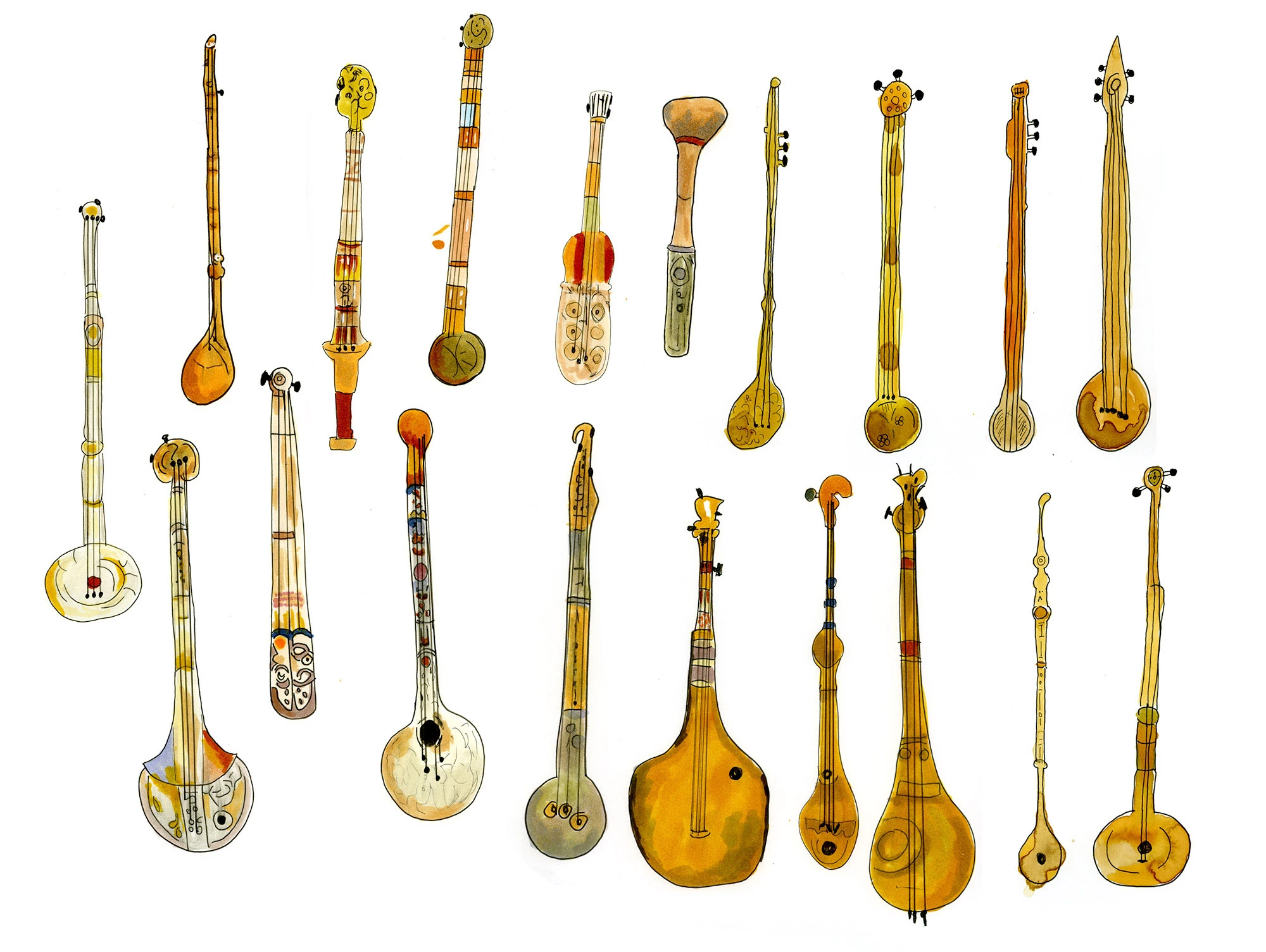 Ancient instruments of the Mediterranean