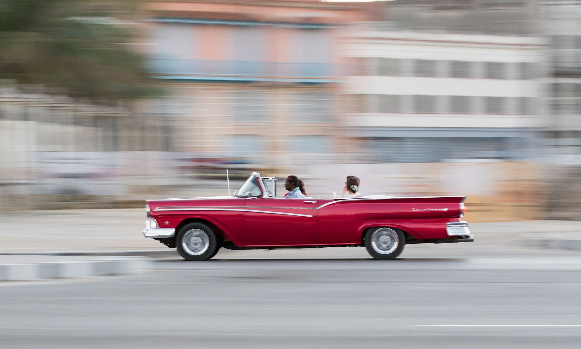 Antique Taxi on the Malecón