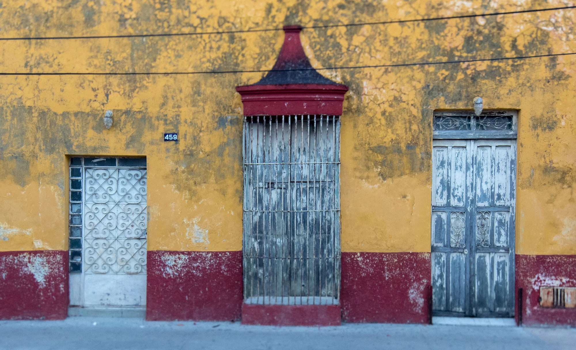 Ornamented Window in Celestun, Yucatán