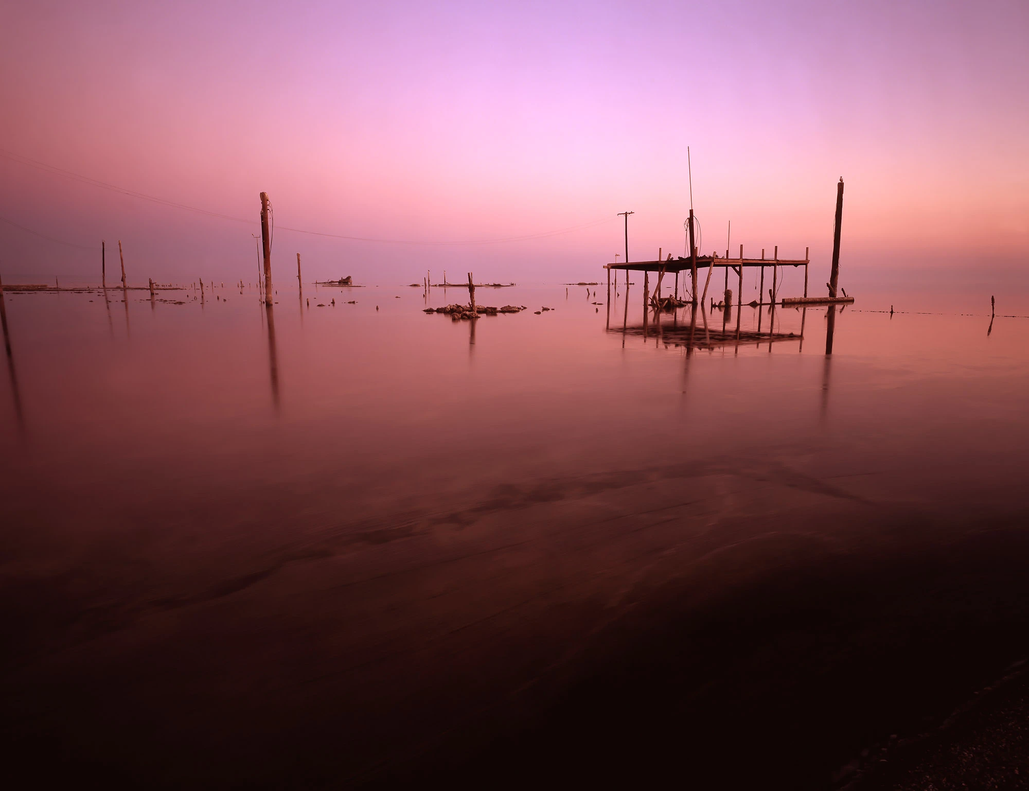 The Salton Sea at last light