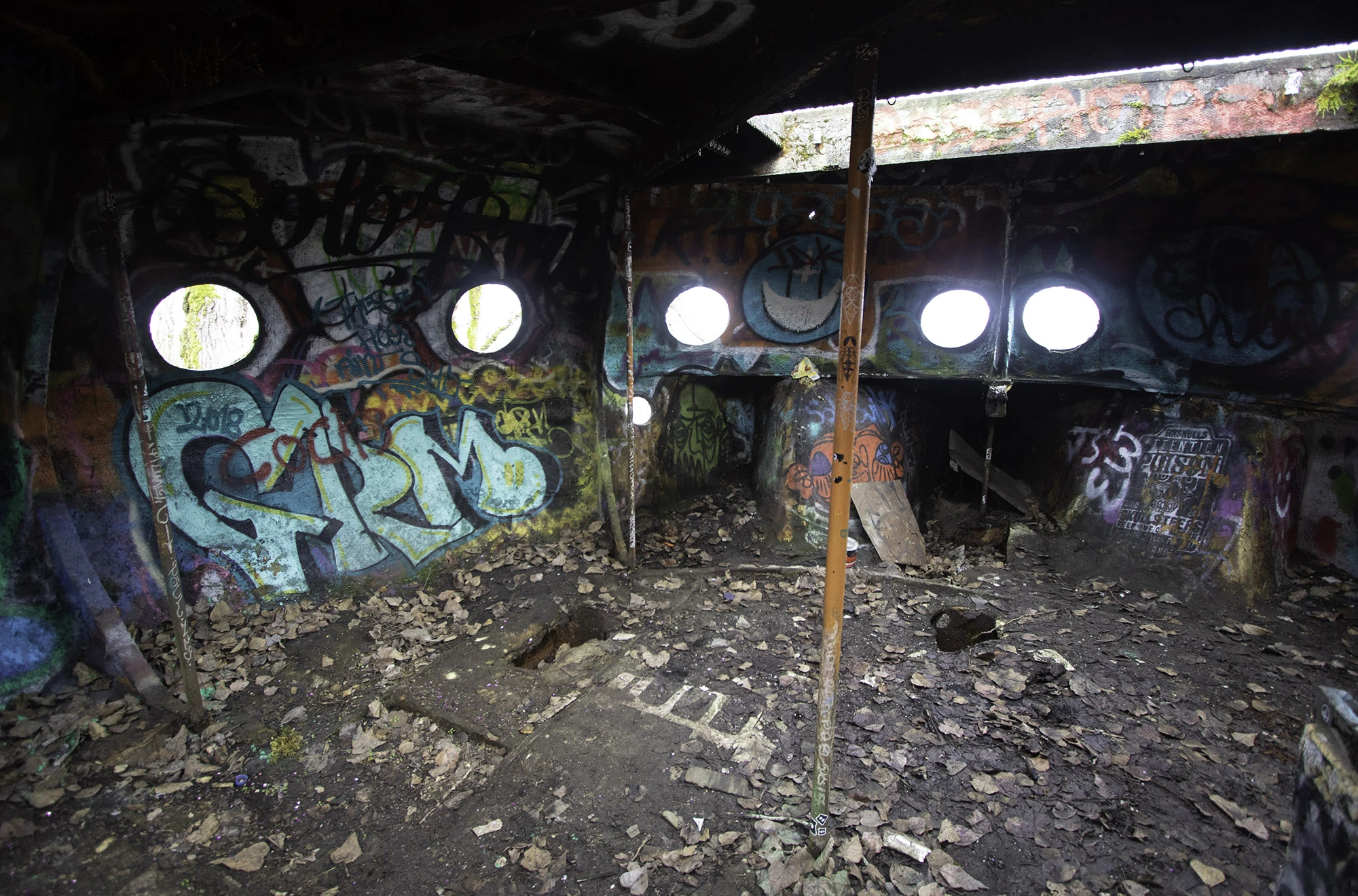 The Interior of the Sauvie Island Floating Saucer Wreck