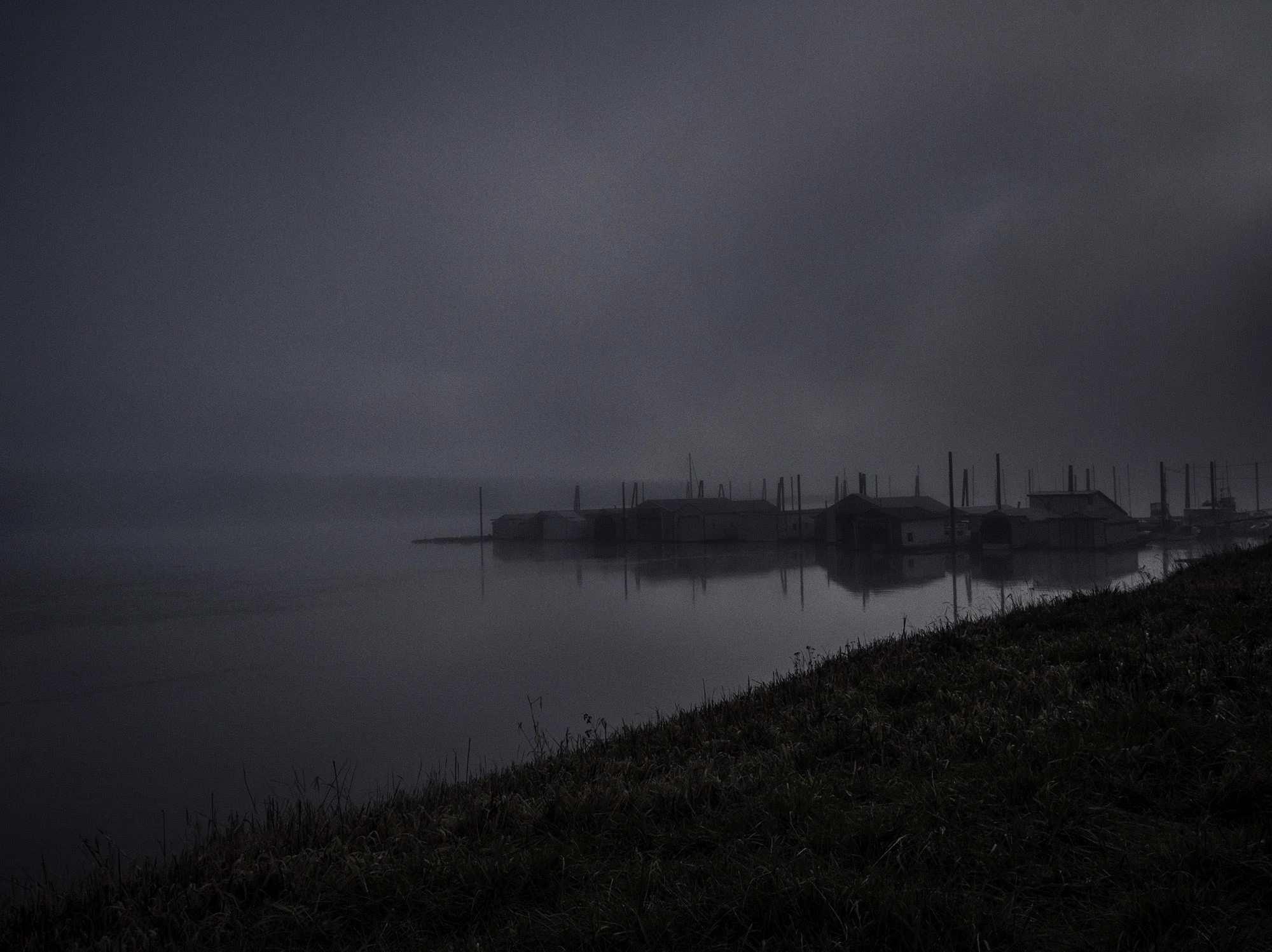 The Columbia River in winter