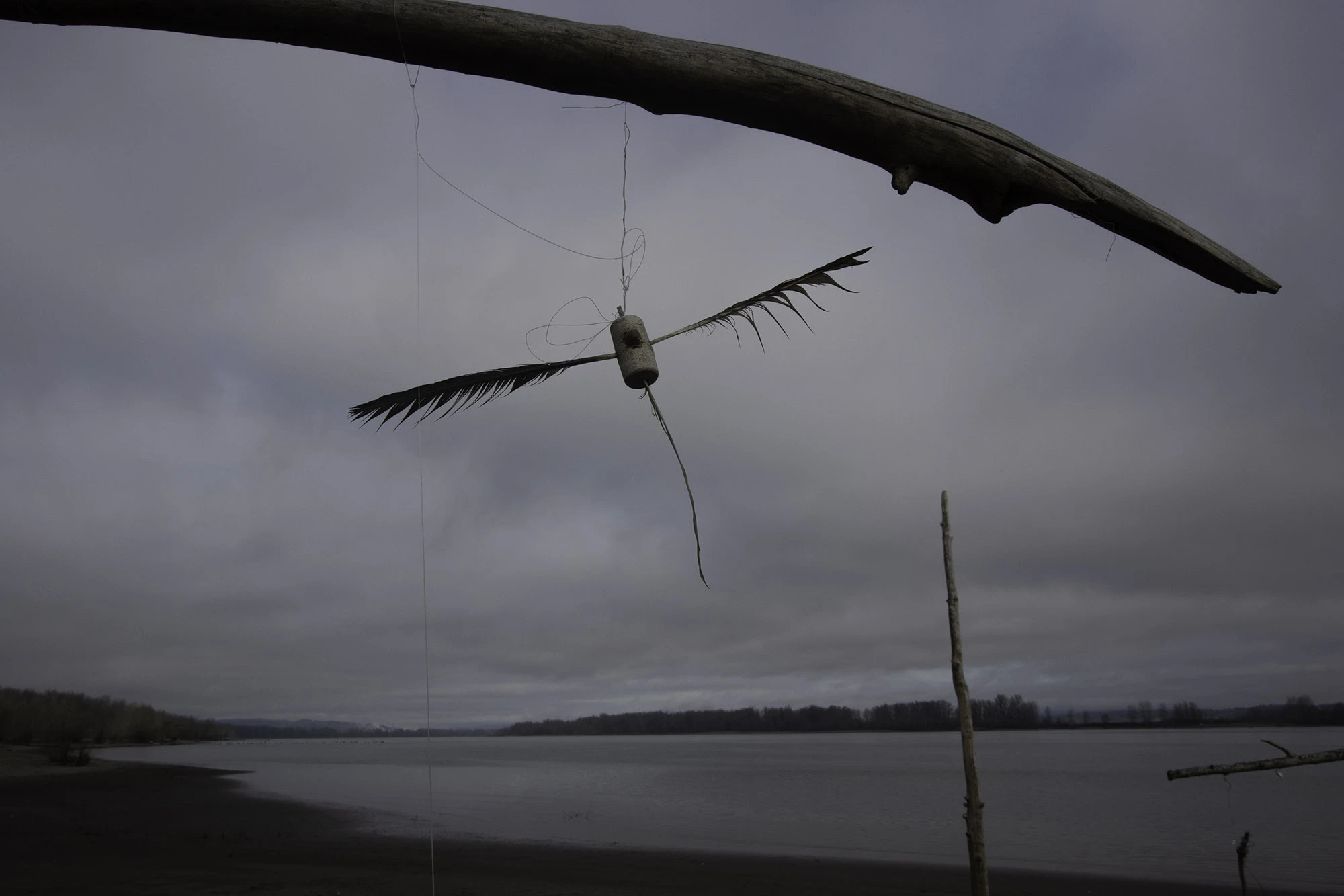 Sunweathered mobiles at the clothing-optional Collins Beach on northern Sauvie Island.