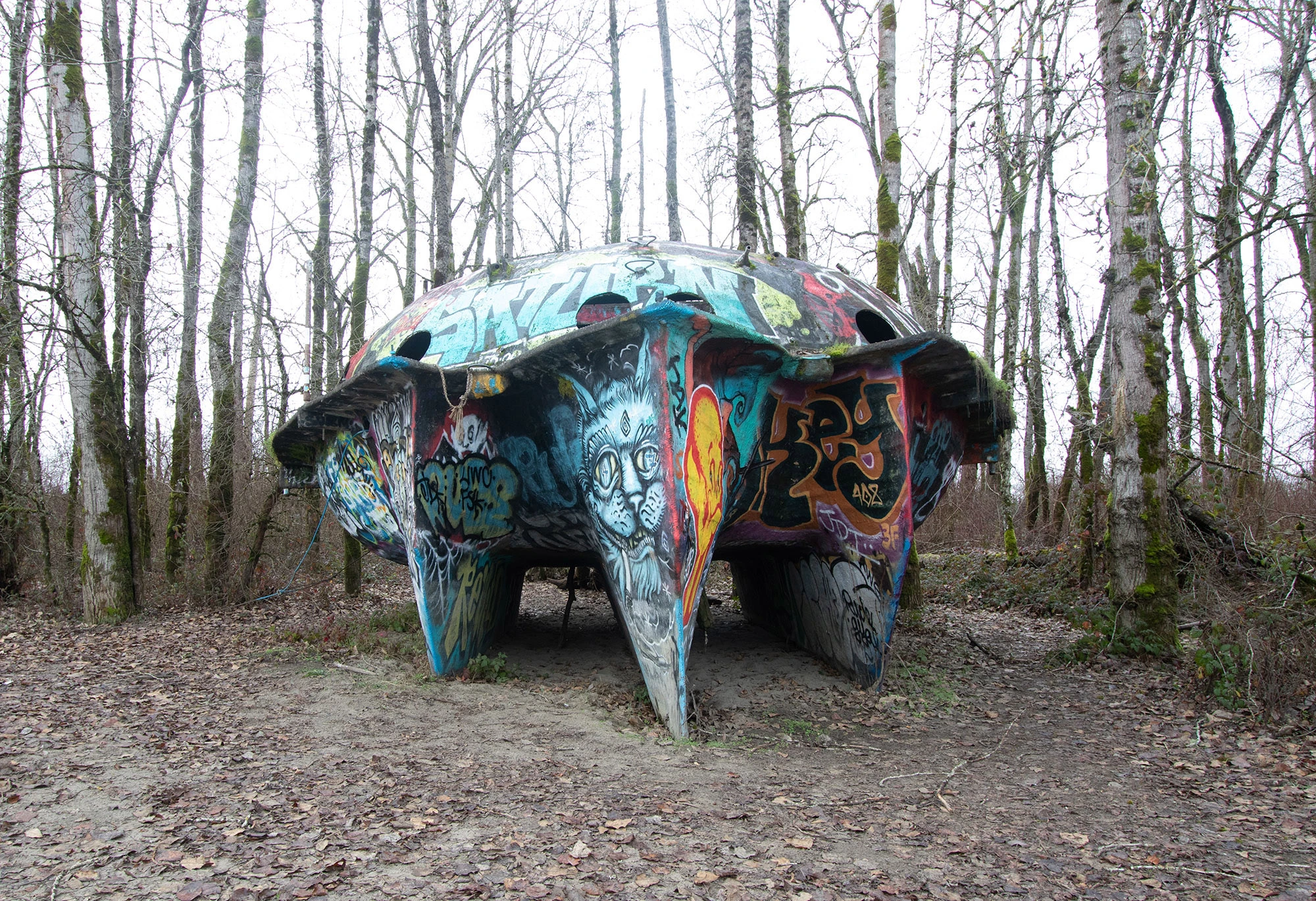 Richard Ensign's Concrete Saucer Boat