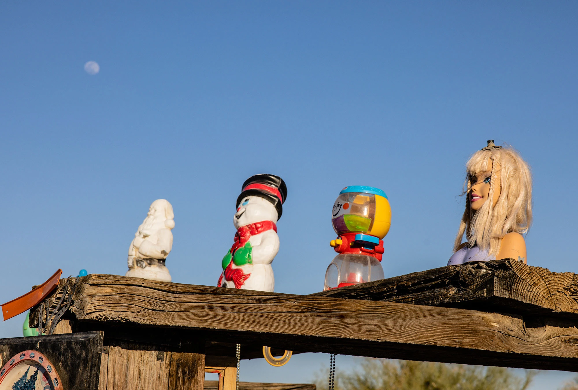 Plastic dolls at Slab City